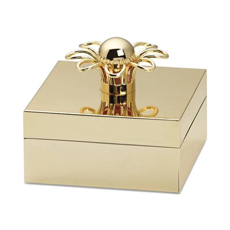 small metal gold cubes boxes kate spade|kate spade ring dishes.